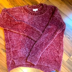 Soft, small pink sweater